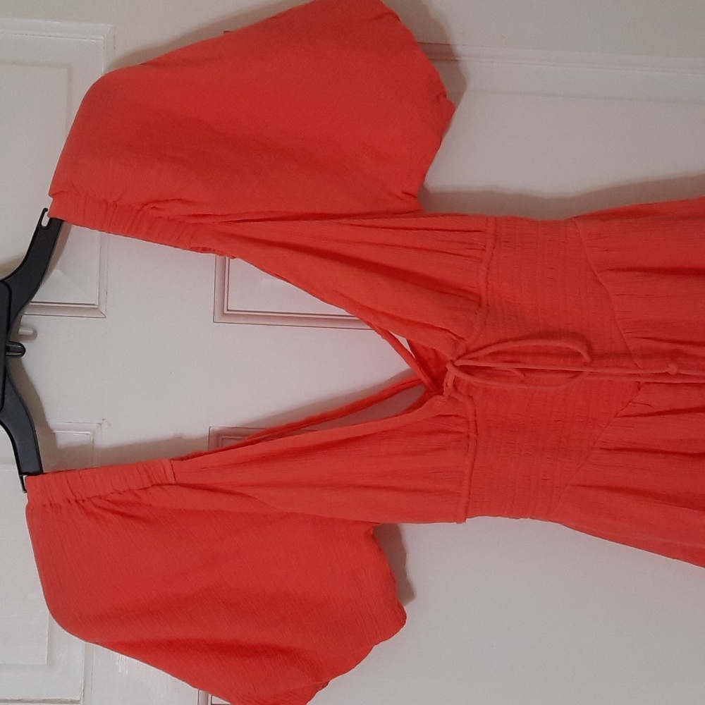 NWT FREE PEOPLE WATERMELON DRESS SZ S - Picture 2 of 12